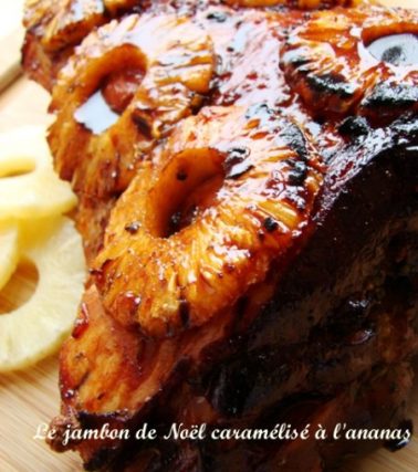 Recette du JAMBON DE NOËL antillais caramélisé à l'ananas, selon Tatie Maryse