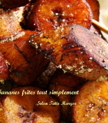 Préparation de la BANANE FRITE selon Tatie Maryse