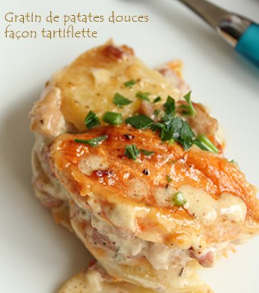 🎥 Recette du GRATIN de PATATE DOUCE aux lardons, selon Tatie Maryse