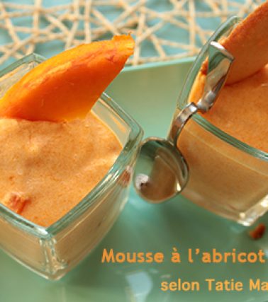 Recette de la MOUSSE à l’ABRICOT pays, selon Tatie Maryse