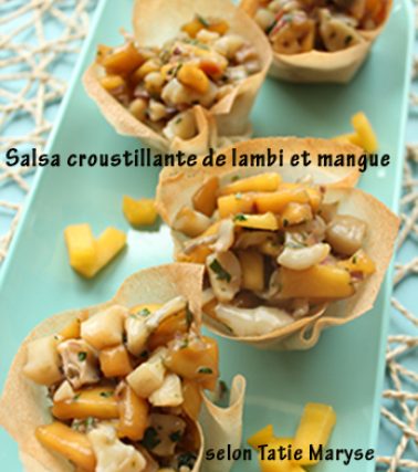 Recette de la SALADE de LAMBI, selon Tatie Maryse