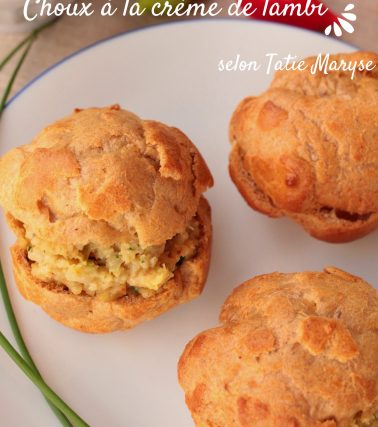 Recette des CHOUX à la CRÈME de LAMBI, selon Tatie Maryse