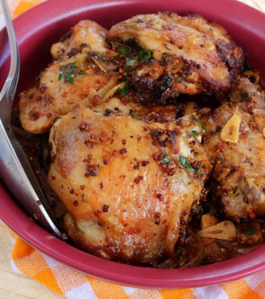 Recette express du POULET à la MOUTARDE, selon Tatie Maryse