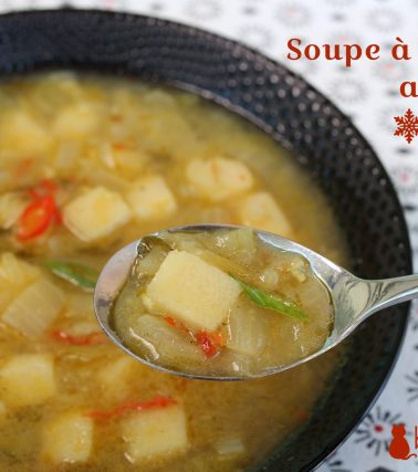 Recette de la SOUPE à l'OIGNON antillaise, selon Katreen