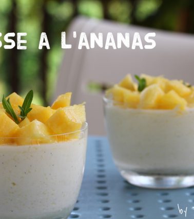 Recette de la MOUSSE ANANAS, selon Tatie Maryse