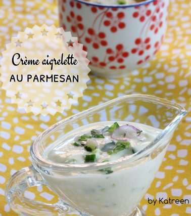 Recette de la CREME au PARMESAN, selon Katreen