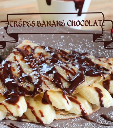 Recette de la CRÊPE CHOCO BANANE Vegan, by Titoon Baker