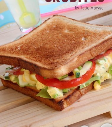 Recette du club SANDWICH oeuf crudités, by Tatie Maryse