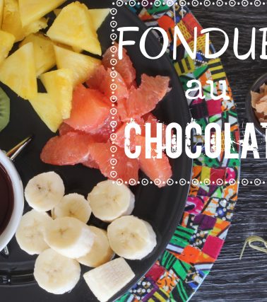 Recette de la FONDUE AU CHOCOLAT et ses fruits du moment, by Titoon Baker