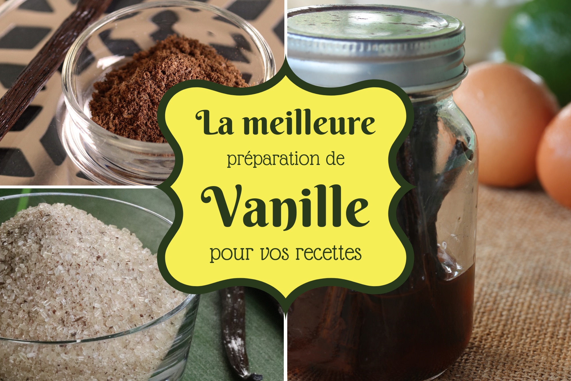 Vanille en Poudre Sucrée, Vanille et Aromes