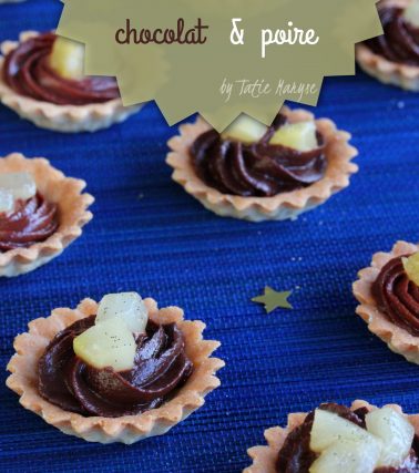 🎥 Recette des TARTES CHOCOLAT poire (ou christophine) vanillée - by Tatie Maryse