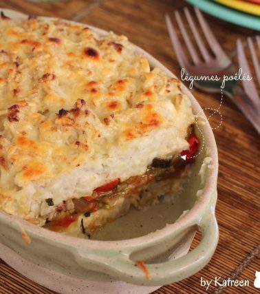 Recette du Parmentier de Ti nain aux légumes poêlés, by Katreen