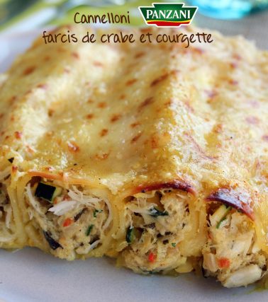 Recette des Cannellonis Panzani au crabe et au curry