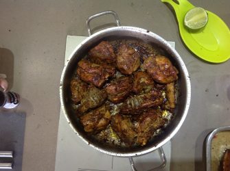 Fricassée de coq à la bière