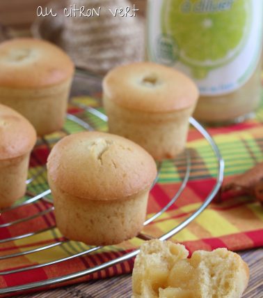 Recette des muffins cœurs fondants au citron vert