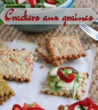 Recette des CRACKERS aux graines - by Tatie Maryse