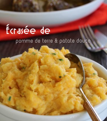 Recette de l'ÉCRASÉE de pomme de terre & patate douce - Tatie Maryse