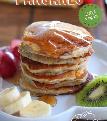 Recette des PANCAKES vegan à la banane - by Titoon Baker