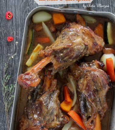 Recette Tatie Maryse de l'AGNEAU confit au MIEL & ÉPICES