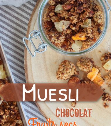 Recette du MUESLI Choco Fruits secs - by Titoon