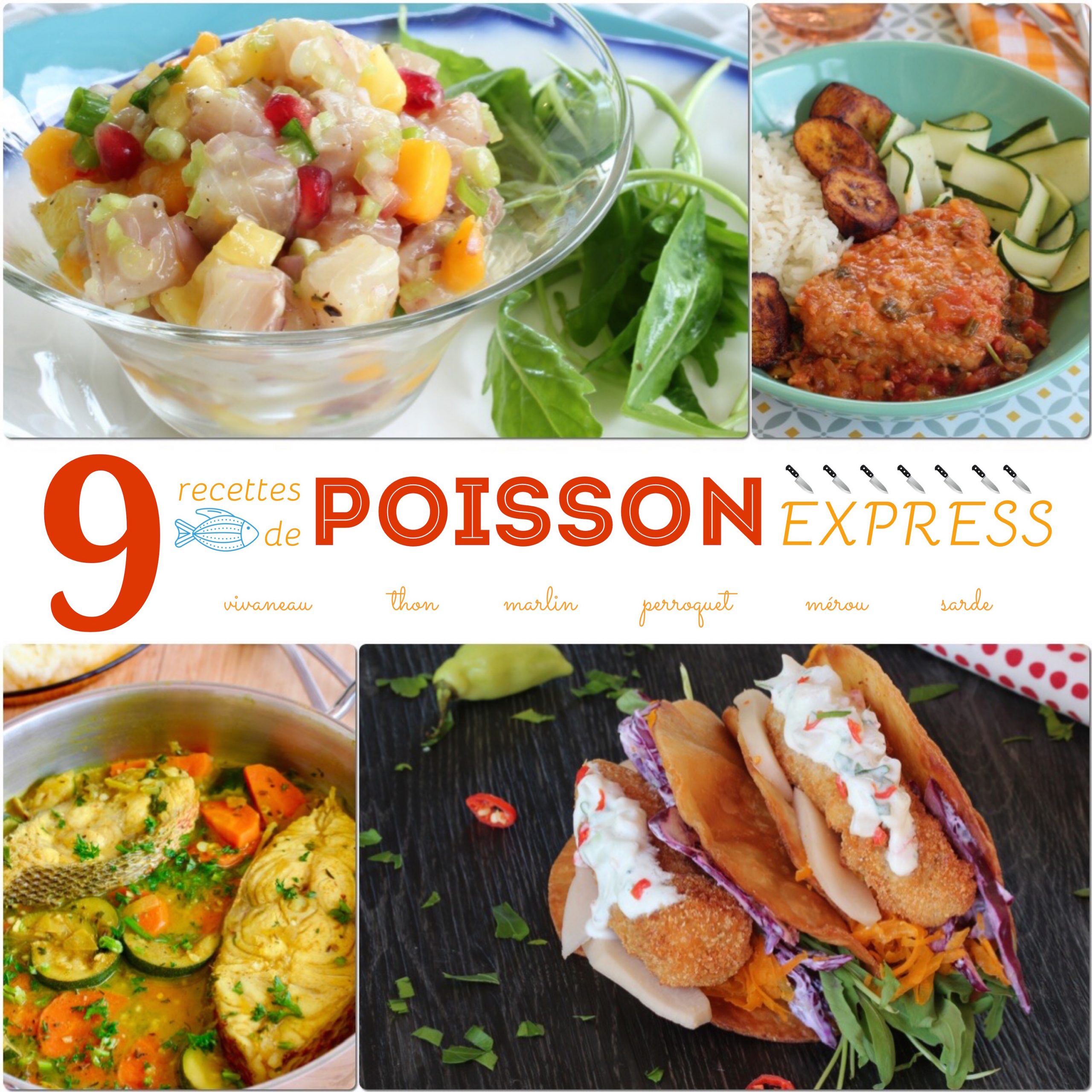 9 recettes de POISSON express savoureuses en MOINS DE 30 min !