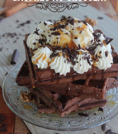 Recette des GAUFRES AU CHOCOLAT, selon Cassie