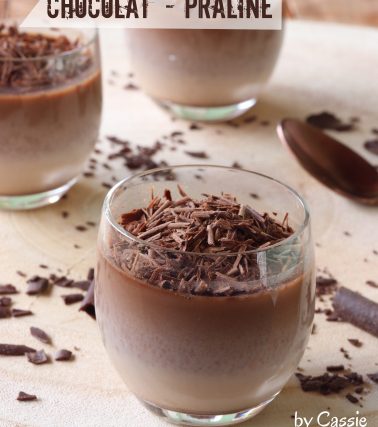 Recette de la PANNA COTTA Chocolat Praliné by Cassie