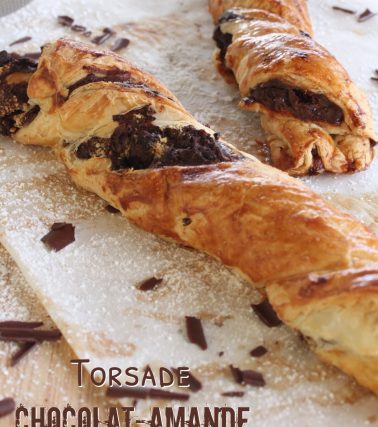 Recette des Torsades CHOCOLAT - Amande façon Sacristain, selon Katreen