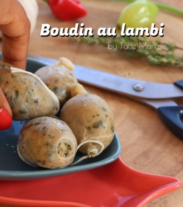 Recette du BOUDIN au LAMBI - by Tatie Maryse