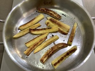 cake jambon et banane frite