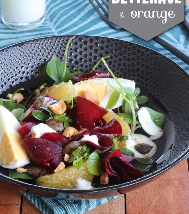 Recette de la Salade de BETTERAVE et ORANGE, selon Katreen