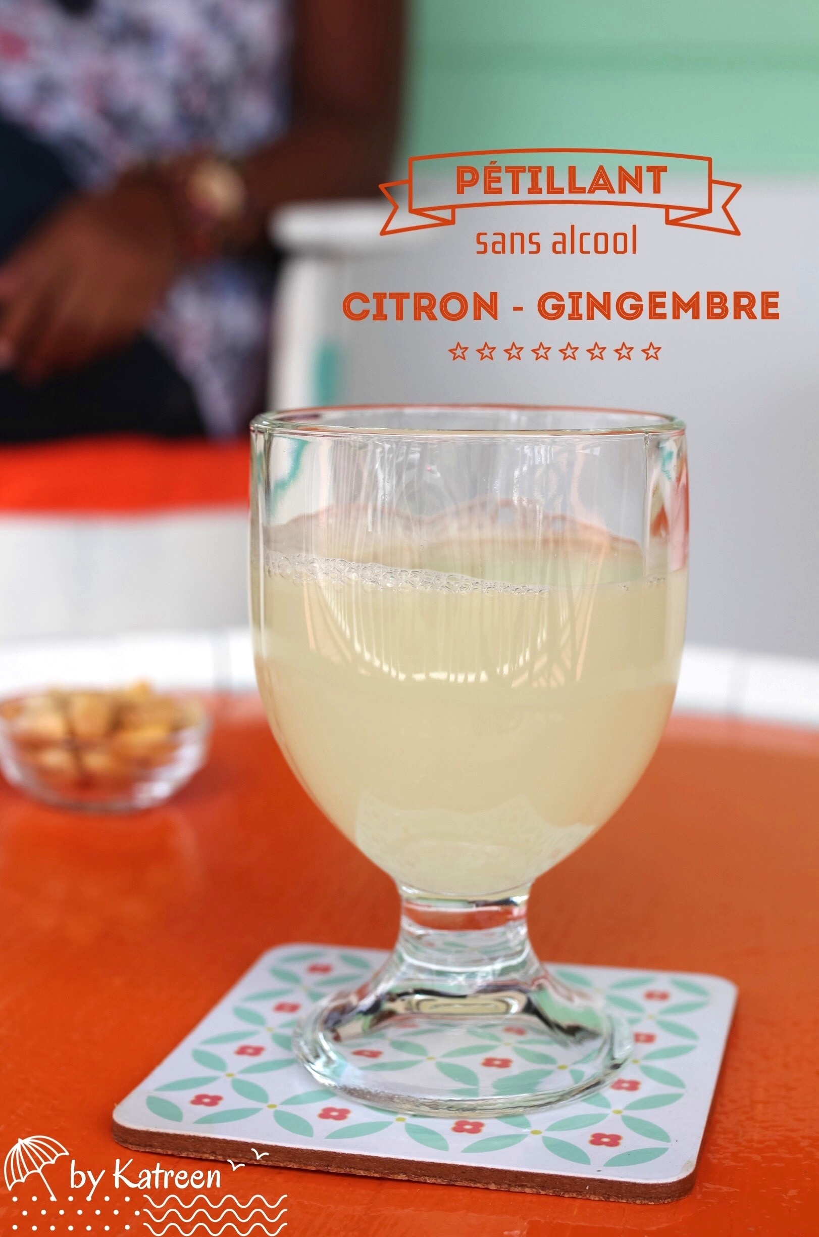Le pétillant citron-gingembre, une boisson idéale par temps chaud