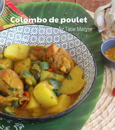 Recette du COLOMBO DE POULET selon Tatie Maryse