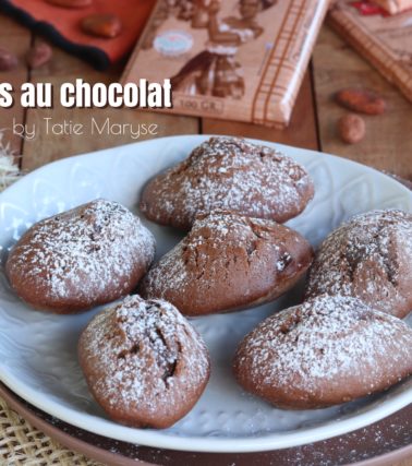 Recette des MADELEINES au chocolat ELOT - by Tatie Maryse