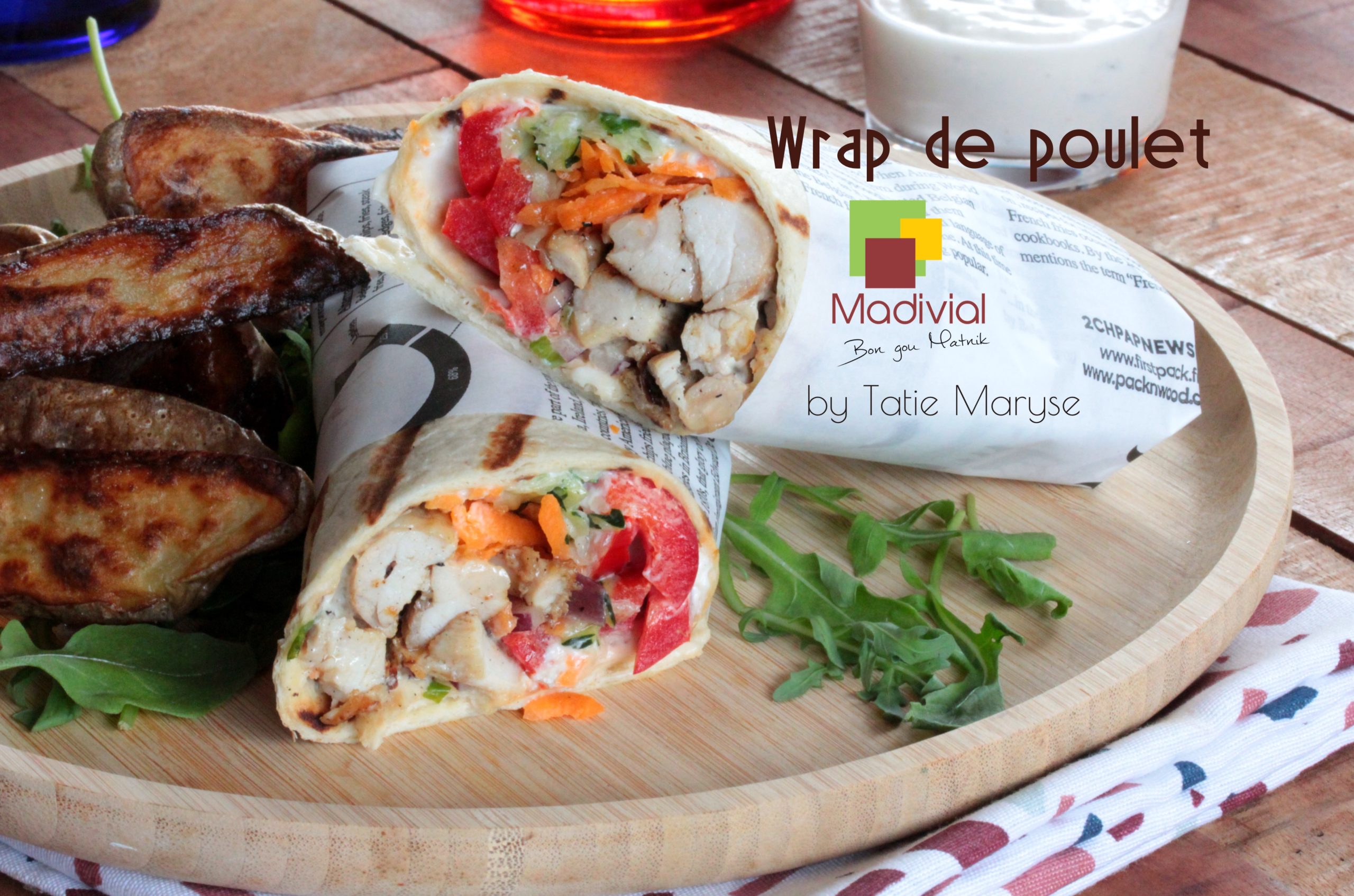 Wrap au poulet Madivial