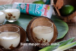 Blanc manger pinacolada guadeloupe