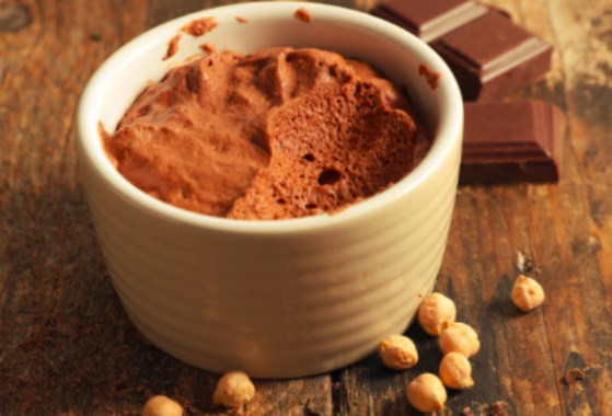 mousse au chocolat vegane