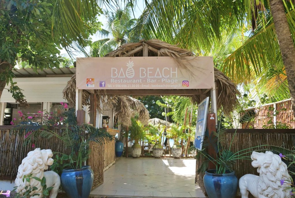 Restaurant Bao Beach en Martinique